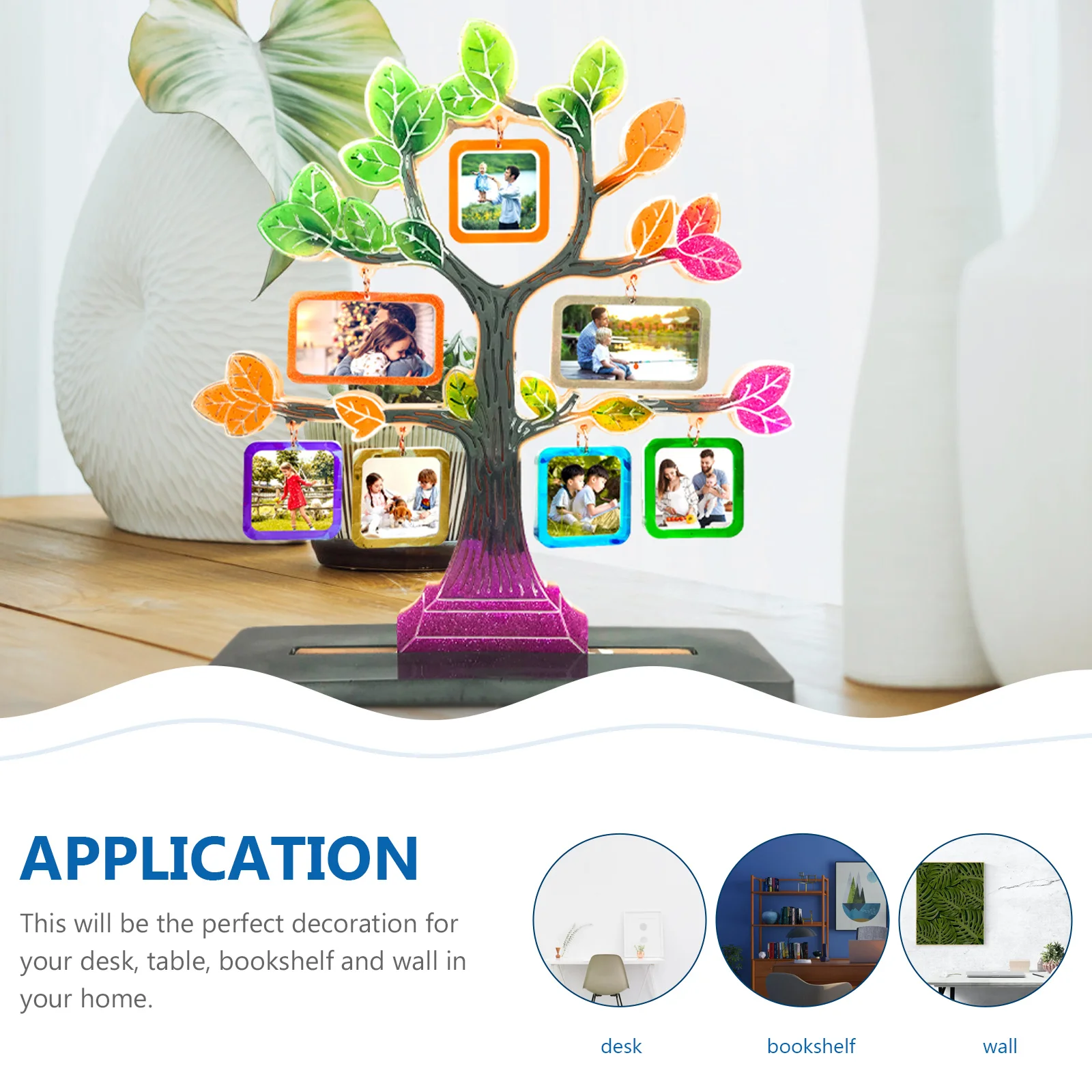 

1Set Tree Shape Photo Frame Mold Silicone DIY Craft Tool for Epoxy Resin Making Unique Desktop Decorations Creative Gift Idea