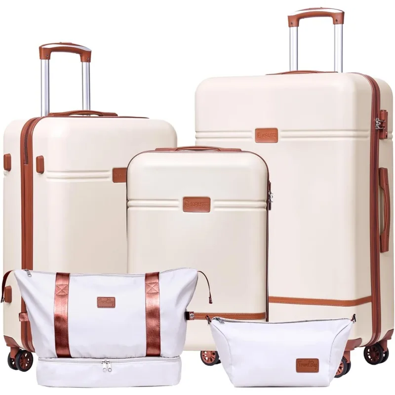 

Luggage Set 3 Piece Suitcase Set Carry On Luggage, PC ABS 20 Inch Hard hell Lightweight Luggage with Spinners