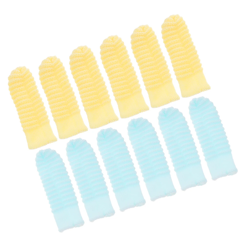 

12pcs Finger Toothbrush for Dogs Cats Small Large Breed Teeth Cleaning Pet Dental Care Reusable Dog Cat Brush