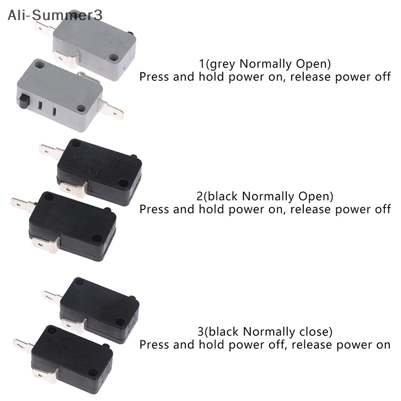 2 pz KW16 (5) A 250VAC Porta Forno A Microonde Micro Normalmente Aperto Normalmente Chiudi Interruttore Porta Interloc