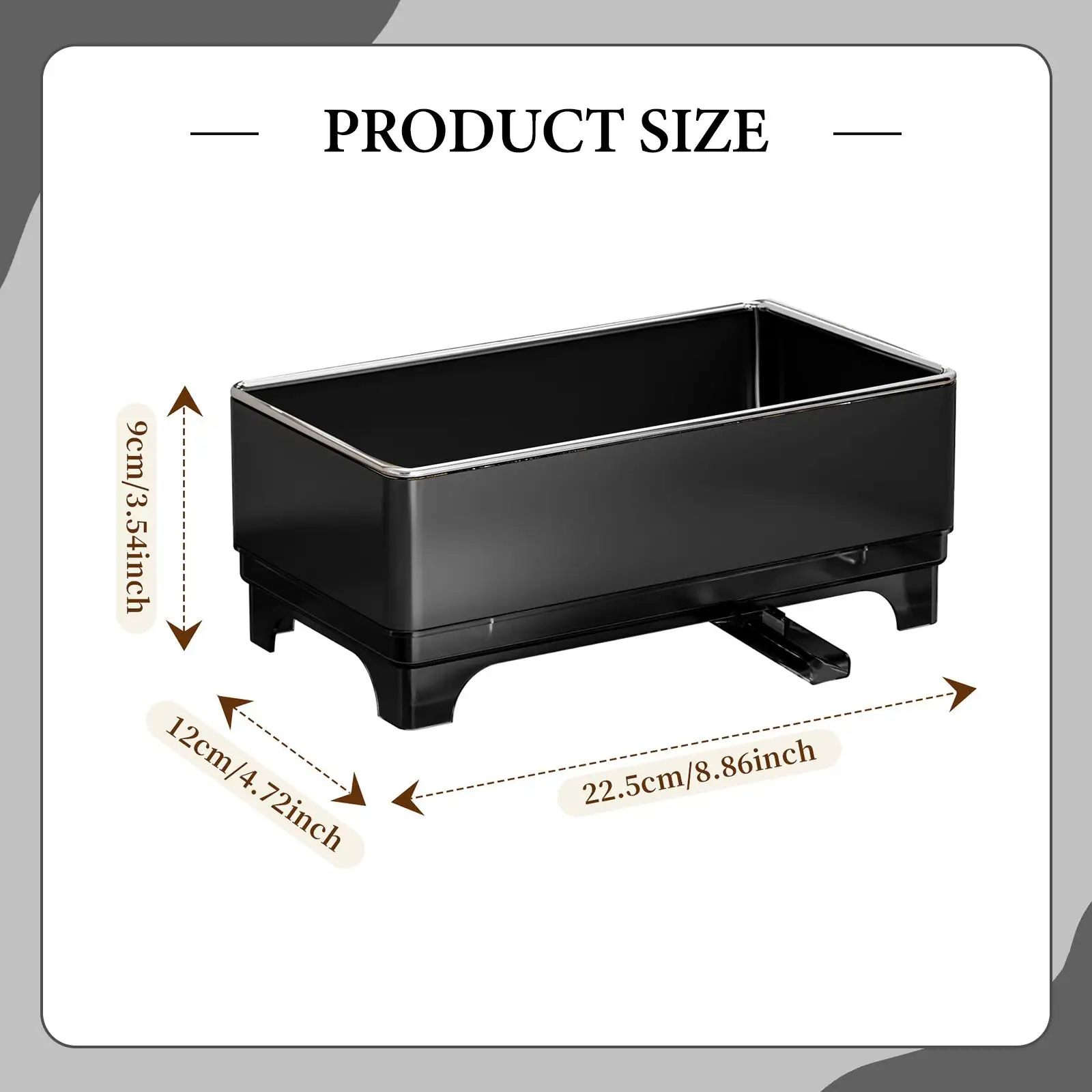 Sponge Holder for Kitchen Sink Drainer Rack for Hotel Restaurant Dining Room