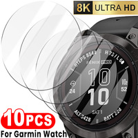 Tempered Glass For Garmin Fenix 8 7 6 5 X S Pro Sapphire Screen Protector Anti-Scratch Film For Fenix 8 47/43/51mm 7S 7X 7 S Pro