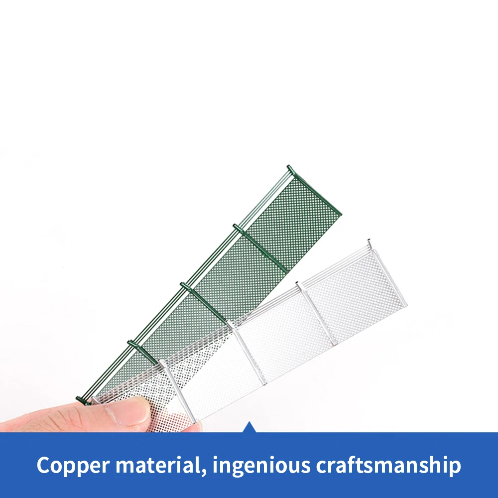 Recinzione in miniatura Modello Recinzione Barriere Rete per modello Recinzione da corsa Micro Paesaggio Recinzione Tavolo con sabbia Recinzione Accessori modello fai da te