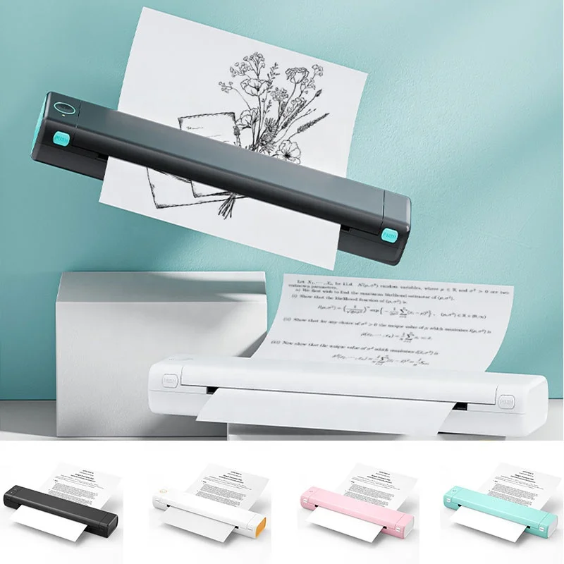 

Phomemo M08F Wireless Portable Inkless WiFi Tattoo Printer, A4 Mini Thermal Printer