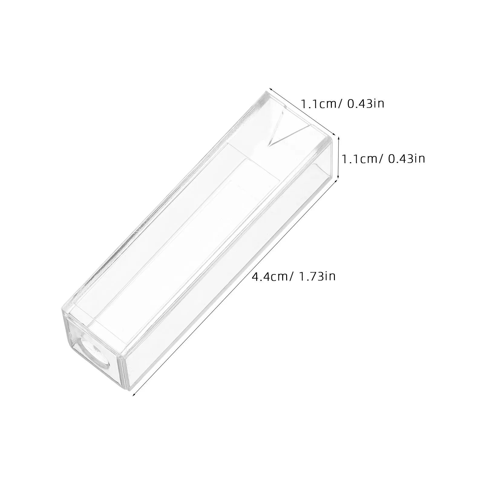 10Pcs Mini Plastic Cuvettes 4.5ml Transparent Standard Spectrophotometer Cuvettes for Laboratory Chemical Analysis Precise