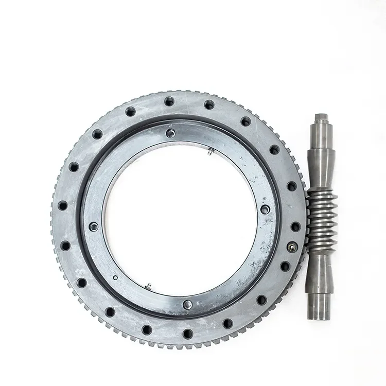 YYHC12 inch Enclosed worm Single axis Worm gear Slewing drive with 24V motor or Hydraulic motor