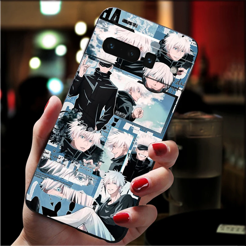 Jujutsu Kaisen Satoru Gojo Phone Case For Google Pixel 9 Pro XL 8 7 6 Pro Pixel 8A 7A 6A 4A 3A 3XL Pixel 8 7 6 5 4