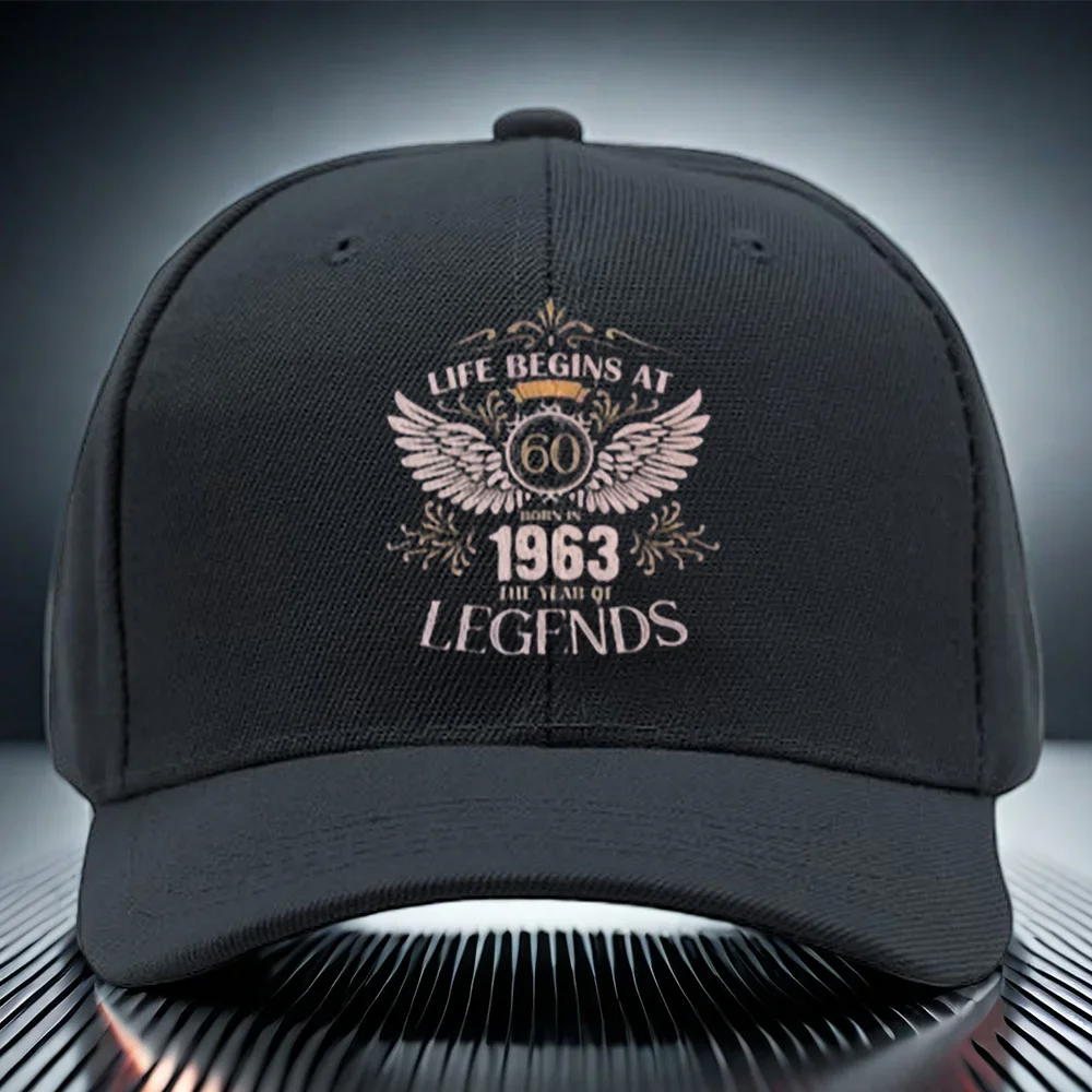 Customization Legendary Logo Baseball Cap For Men And Women, Adjustable Dad Hat, Truck Driver Cap