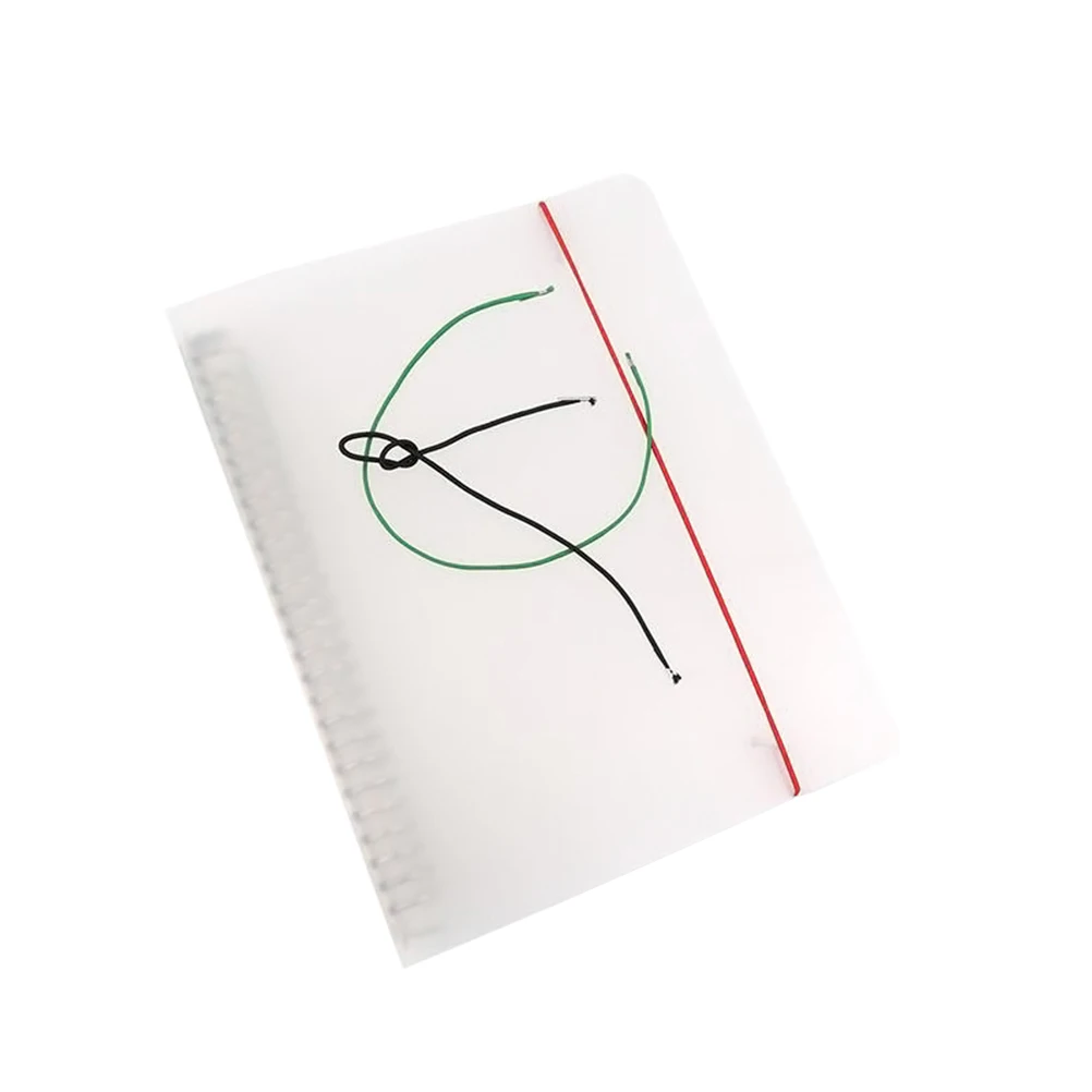 Transparent Plastic 3 Ring File Folder Binder Storage Document Organizer Notebook Cover Protector for Home Office School Use