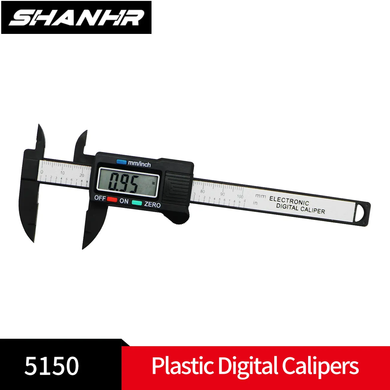 

SHANHR 100/150 mm LCD Digital Electronic Carbon Fiber Composite Vernier Calipers Micrometer Ruler Digital Calipers