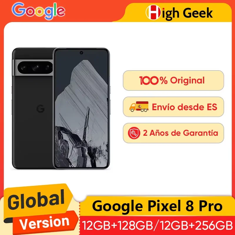 Google Pixel 8 Pro 5G Google Tensor G3 6.7inch 120HZ LTPO OLED Display 50MP Main Camera 5050mAh Battery IP68