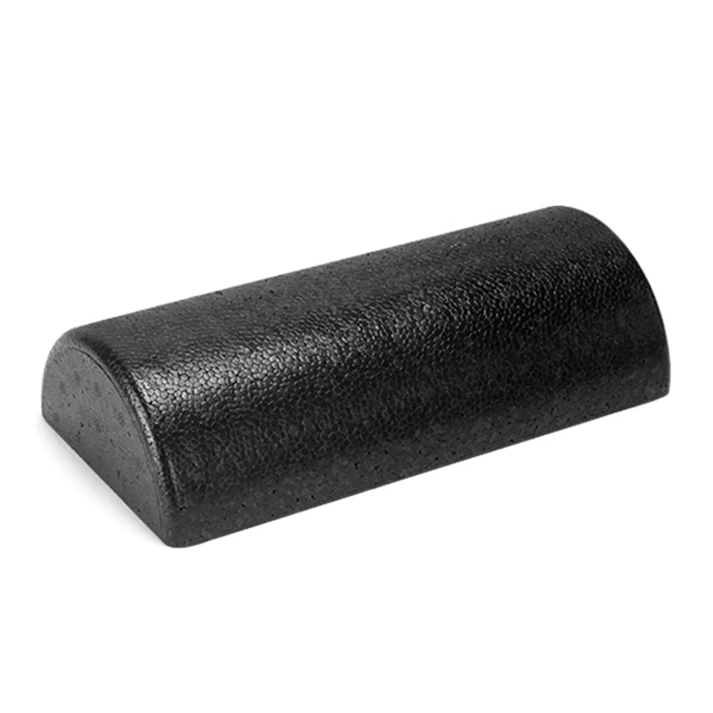 Half-Round Yoga Roller Massage Roller High Density Yoga Column 30cm Semi-Circular Foam Roller Multi-Function for Back Leg