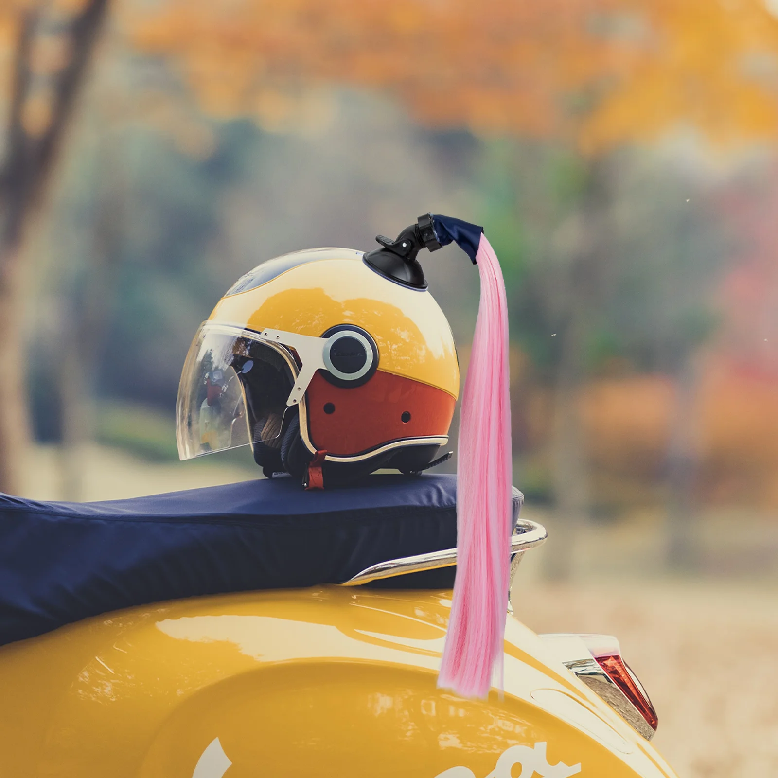 

Motorcycle Ponytail High Temp Wire Durable Decorative Braid Riding Accessory Bright Color Practical Hairstyle