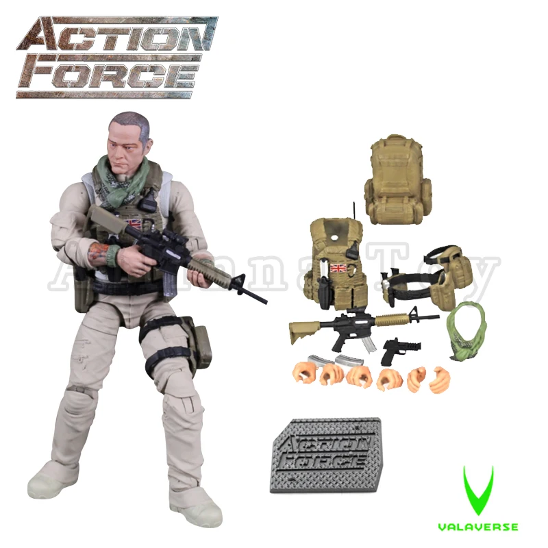 

Valaverse Action Force 1/12 6inches Action Figure Wave 2 Desert Rat Anime Collection Model For Gift Free Shipping