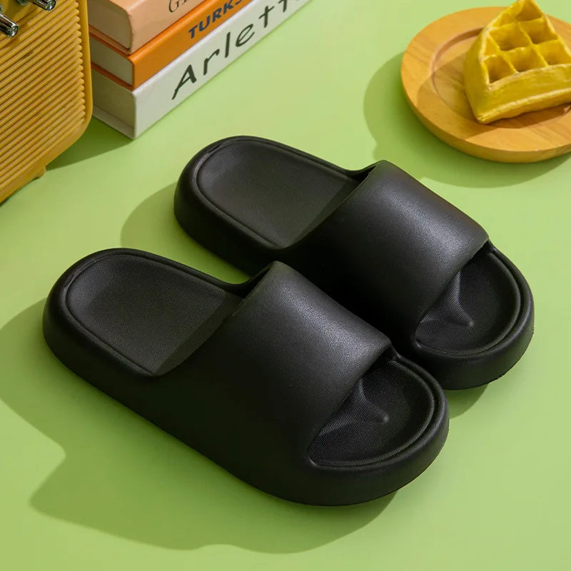 

Non-Slip Popular Summer Bathroom Cool Household Slippers Bottom Soft Wholesale Bath Eva