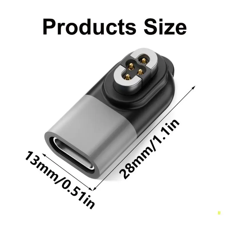 Fast Charging Magnetic USB C Adapter Power Converter Connector Interfaces Portable for OpenSwim S710 Waterproof Earphone F19E