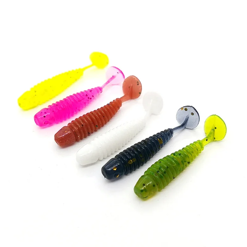 10 pz Silicone Esche Morbide Pezzo Attrezzatura Artificiale Esca 3.5 cm 0.7g Merci Per La Pesca Pesca in Mare Rockfishing Swimbait Wobblers