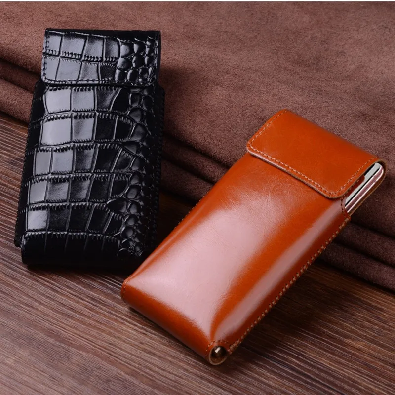 

Handmade Genuine Leather Pouch Cover for Xiaomi Mix Fold2 MixFold Alligator Crocodile Grids Oil Wax Texture Magnetic Flip Case