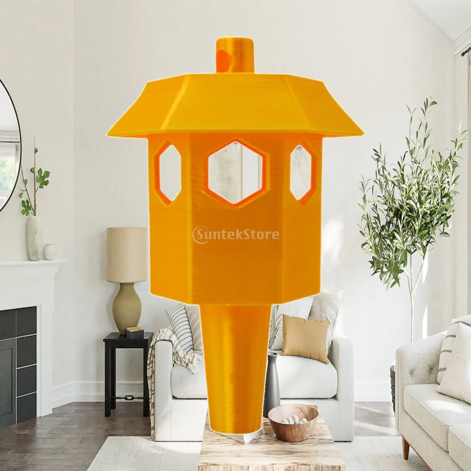 Hanging Wasp Trap Reusable Bottle Adapter Efficient Hornet Catcher Device for Orchard Backyard Outdoor