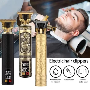 خمر T9 بالجملة ماكينة قص الشعر المهنية آلة تشذيب اللحية الكهربائية T9 آلة قص الشعر آلة قص الشعر كليبرز أفضل 12 آلة تشذيب الشعر للمبيعات - No3