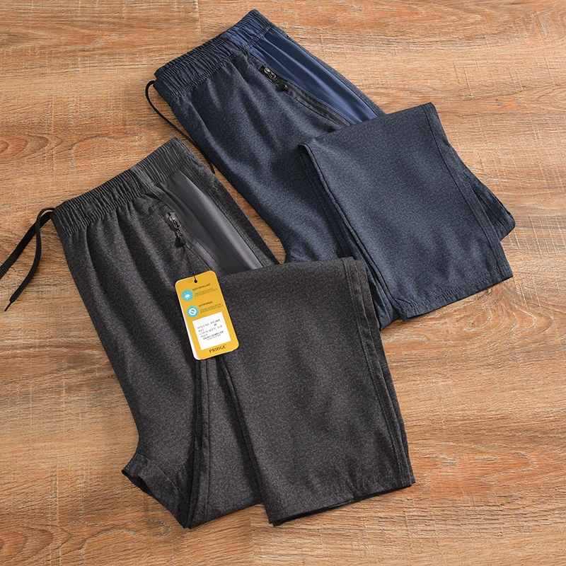 

Lightweight Quick Dry Men's Outdoor Casual Straight Leg Sports Pants No Ironing Required mid Waist Straight Cut Business Casual