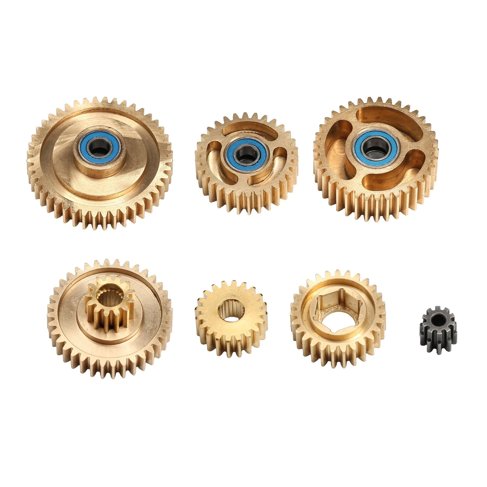 

Metal Gearbox Transmission Gear Set for Tamiya 1/14 RC Truck.Upgrade Parts,High Strength,Precision Fit,Smooth Operation,Noise Re