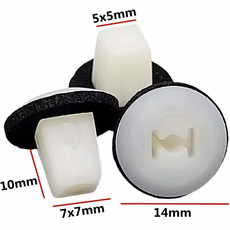 90189-04066 10PCS R227 Base fix buckle suitable for Honda's self-tapping nail seat license plate lower guard plate 90665-SM4-000