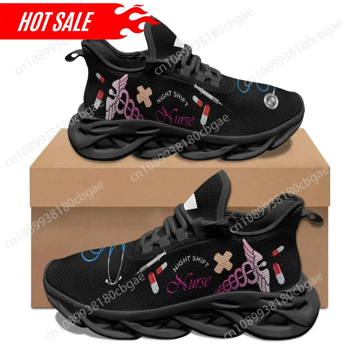 

Classic Nursing Sneakers for Women Hospital Medical Work Comfortable Flat Shoes Summer Lightweight Soft Mesh Running Shoes Gift