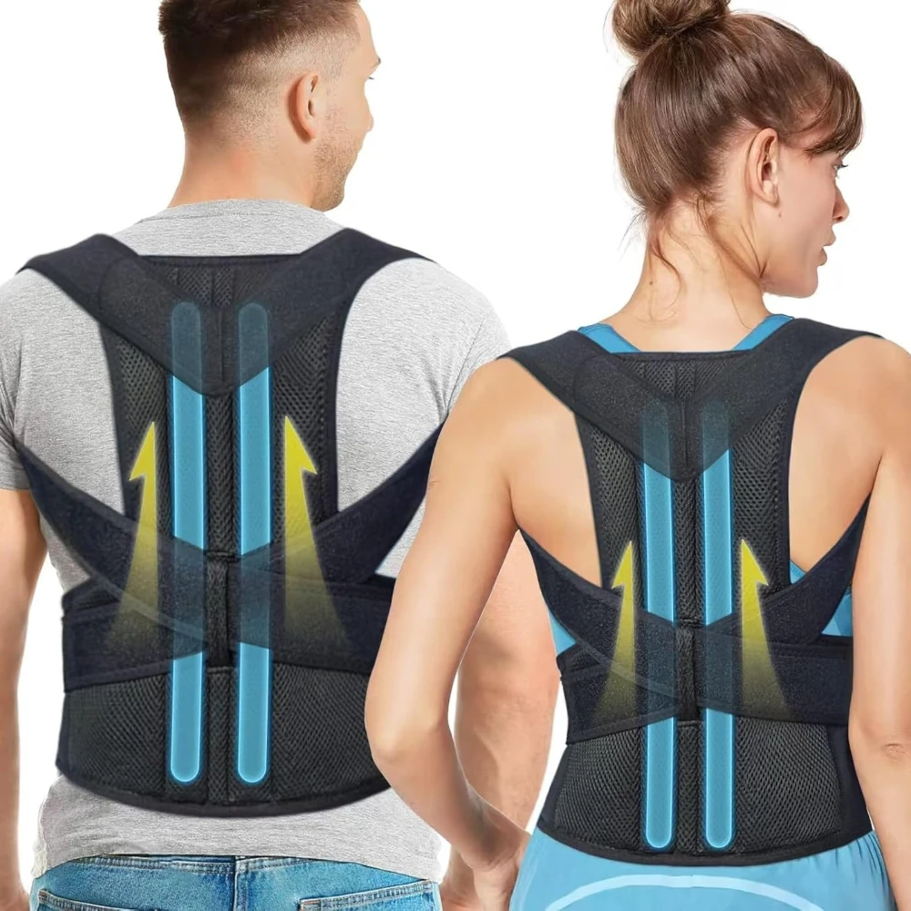 

Back Brace Posture Corrector for Women and Men Back Lumbar Support Shoulder Posture Support for Improve Posture Back Pain Relief