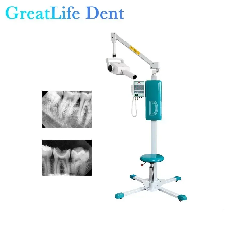 GreatLife Dent Hospital Clinic Floor-Standing High Frequency Dental X Ray Image System Radiography Machine Mobile X Ray Imaging