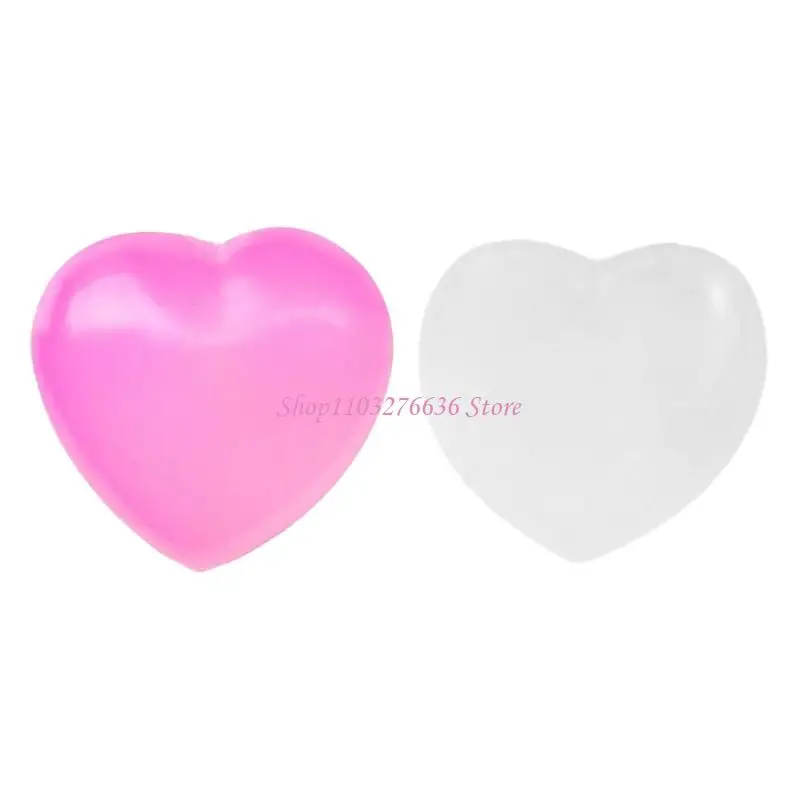 R6FD Heart Soft Squeeze Stretchy Toy with Color Changing Design For Relaxing