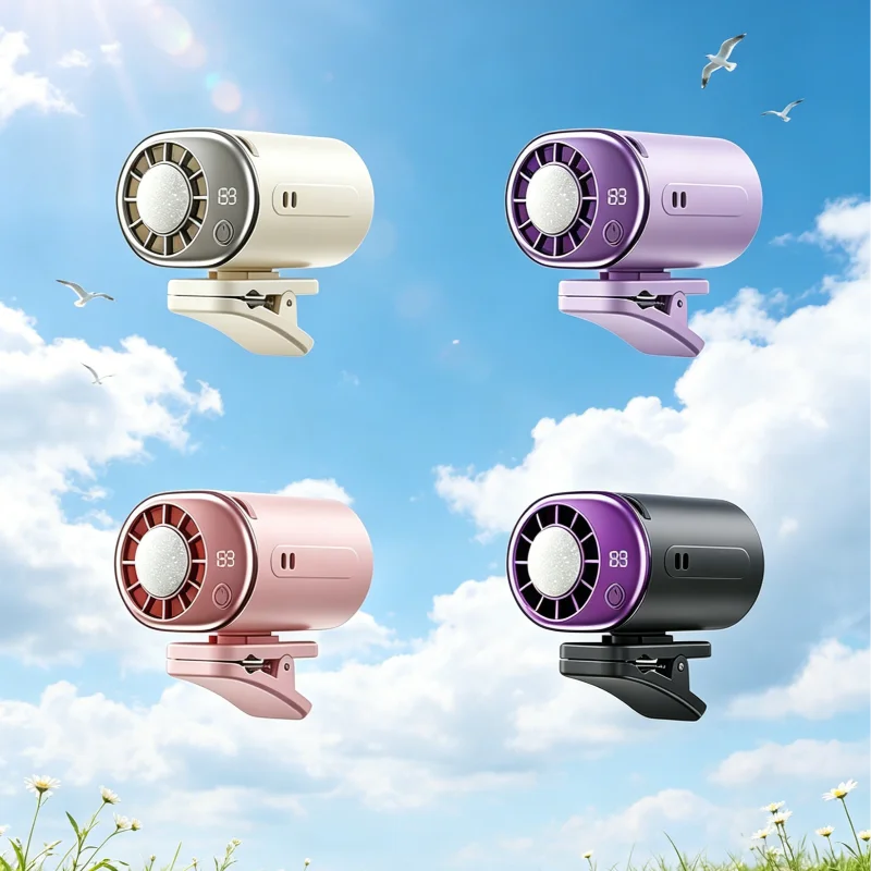 

2026 Clip Small Fan Portable Mini Usb Fan Cooler Outdoor Cooling Device Can Clip Sun Umbrella Backpack Can Be Hung Neck