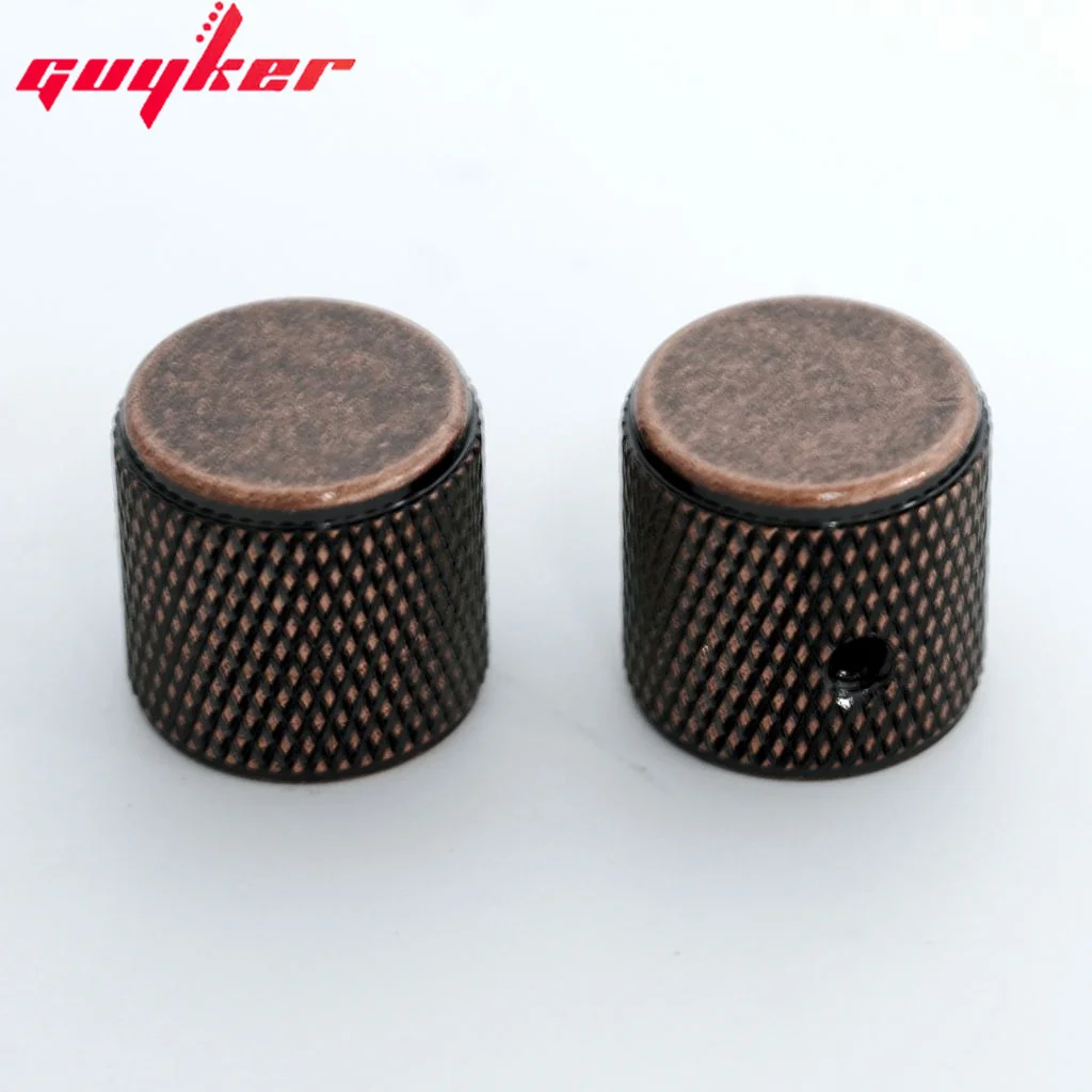 Guyker Copper Dome Speed Tone Volume Switch Knob Replacement for Electric Guitar or Precision Bass CKB031