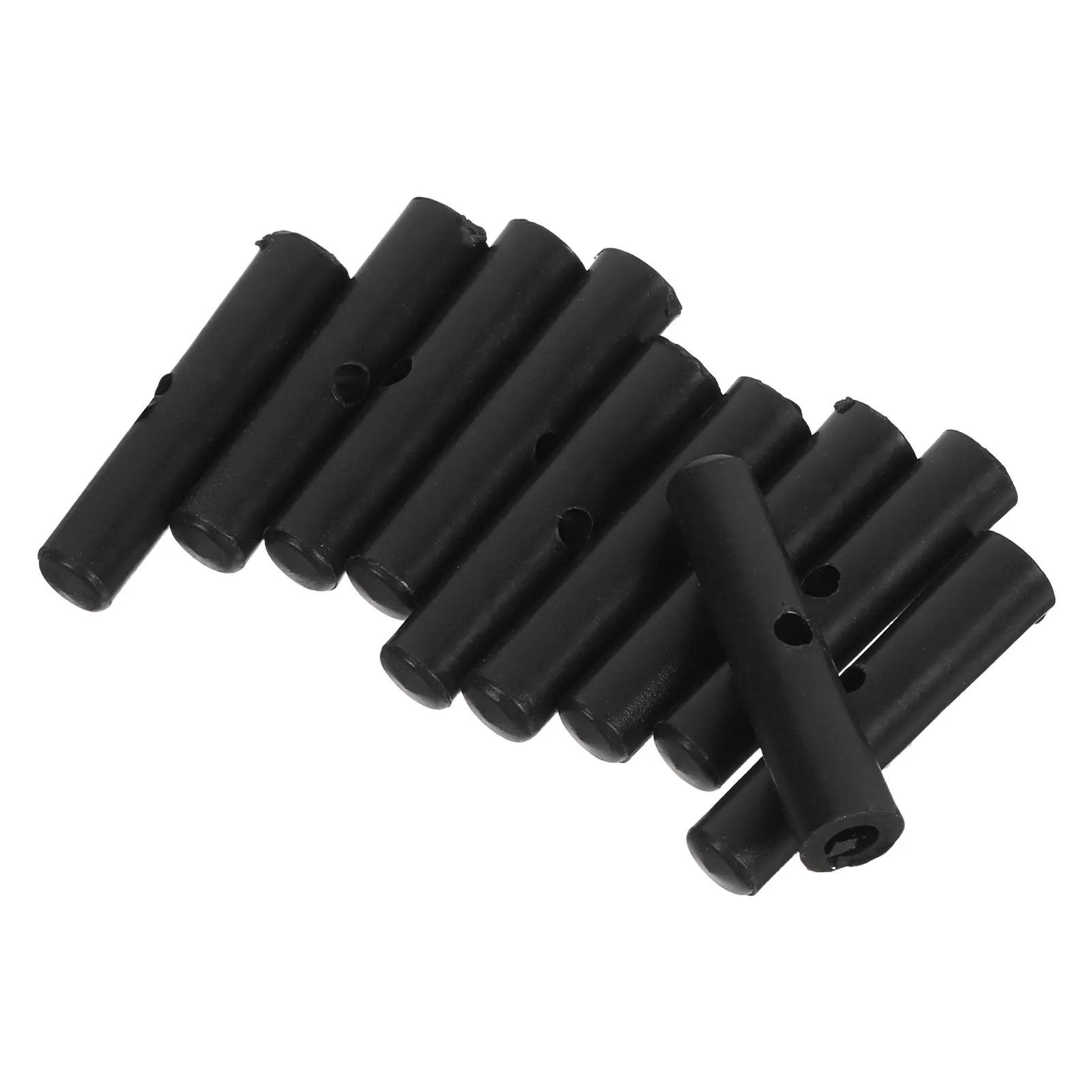 10 Pcs Umbrella Tail Double Hole Beads Replacement Bone Covers Head Parts Accessories Folding Ribs Repair
