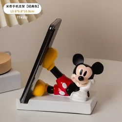 Disney Mickey Mobile Phone Holder Resin Desktop Fixed Holder Home Supplies Kitchen Accessories Decorations Birthday Gifts