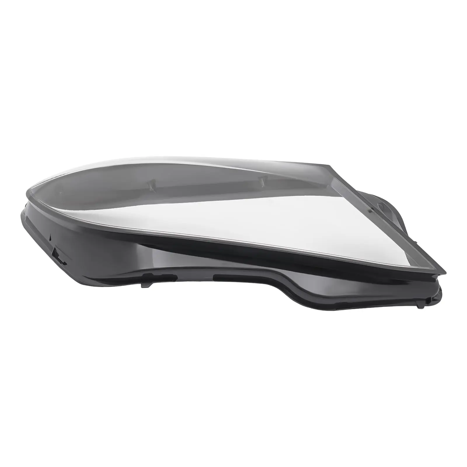 XIJIE ل 2014 2015 2016 2017 بنز W222 S-Class عدسة المصباح الأمامي غطاء الركاب الجانب الأيمن واضح عدسة سوداء RH #3