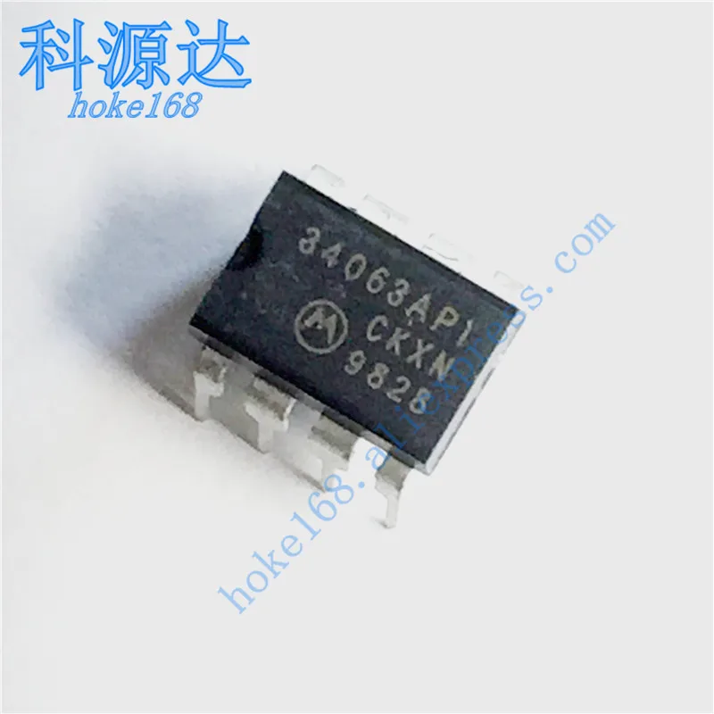 10pcs MC34063AP1 DIP-8 MC34063API MC34063 34063AP1 MC34063AP1G In Stock