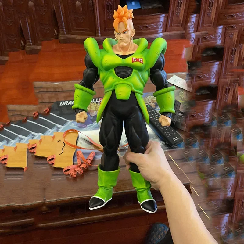 Anime Dragon Ball Z Figures ANDROID 16 Dr.gero Cell Ornaments Action Figure 40Cm Collection Statue Model Toys Gifts