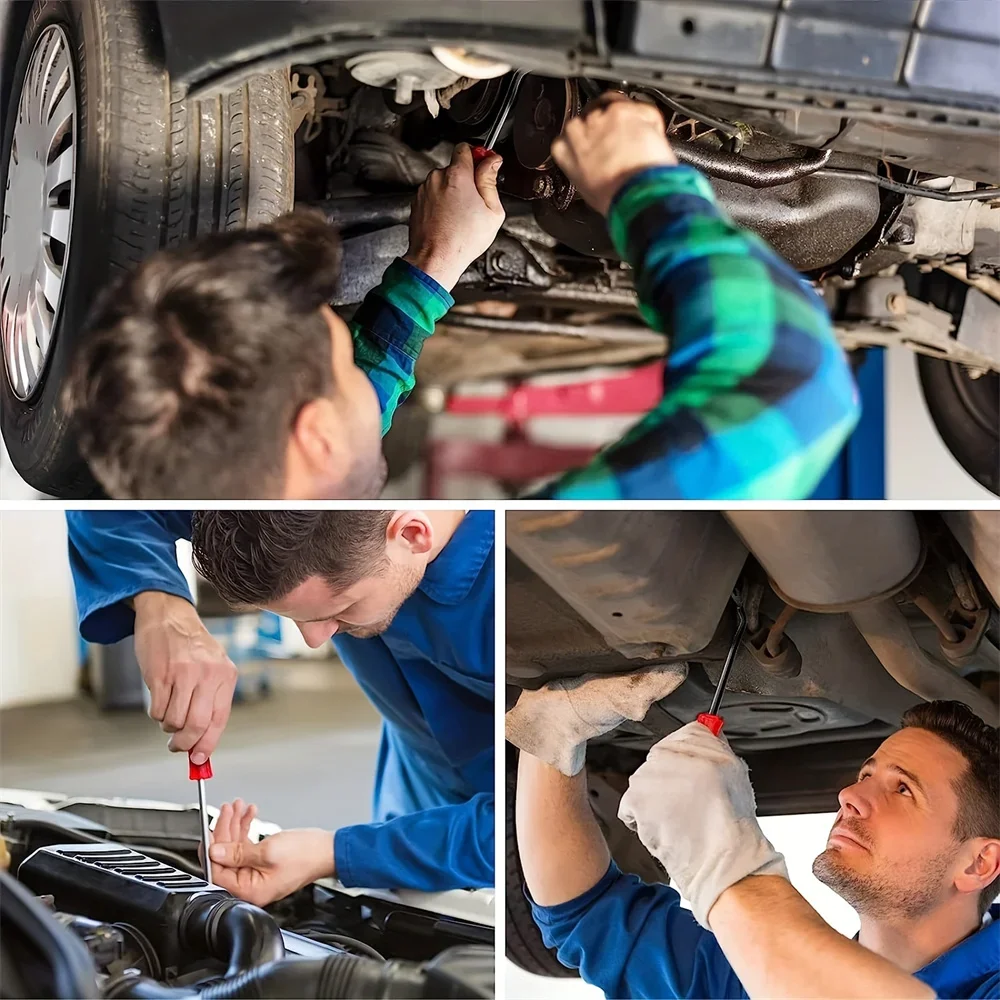 kkjoy 2-teiliges Werkzeugset zum Entfernen von Innenverkleidungen, Auto-Clip-Klemme, Nagelzieher, verwendet für Limousinen, SUVs, Schrägheckmodelle – Detail 13