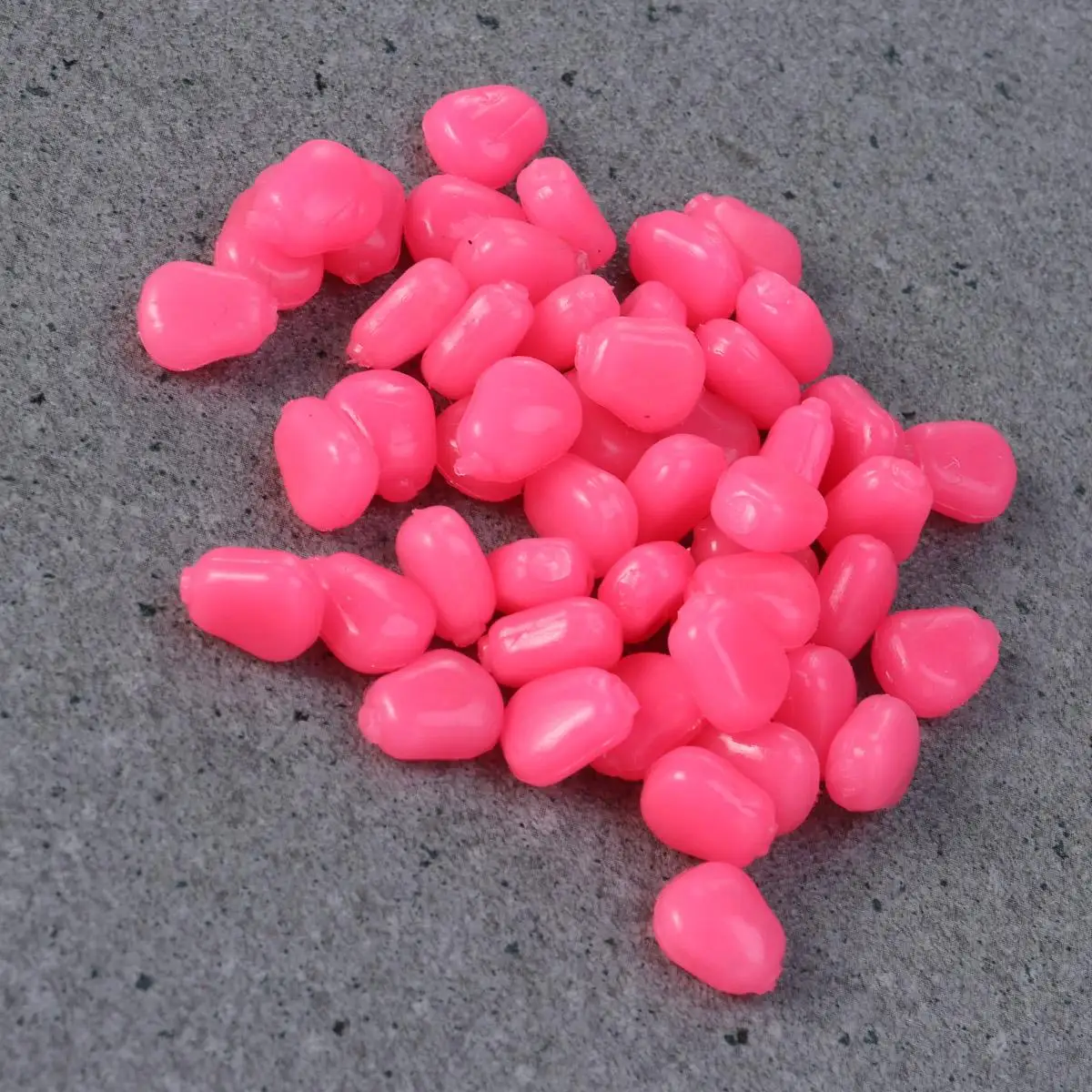 

50 Pcs Corn Grain Fishing Artificial Bait Lifelike Sweet Taste Pink Simulation Baits Freshwater Saltwater Rivers Lakes
