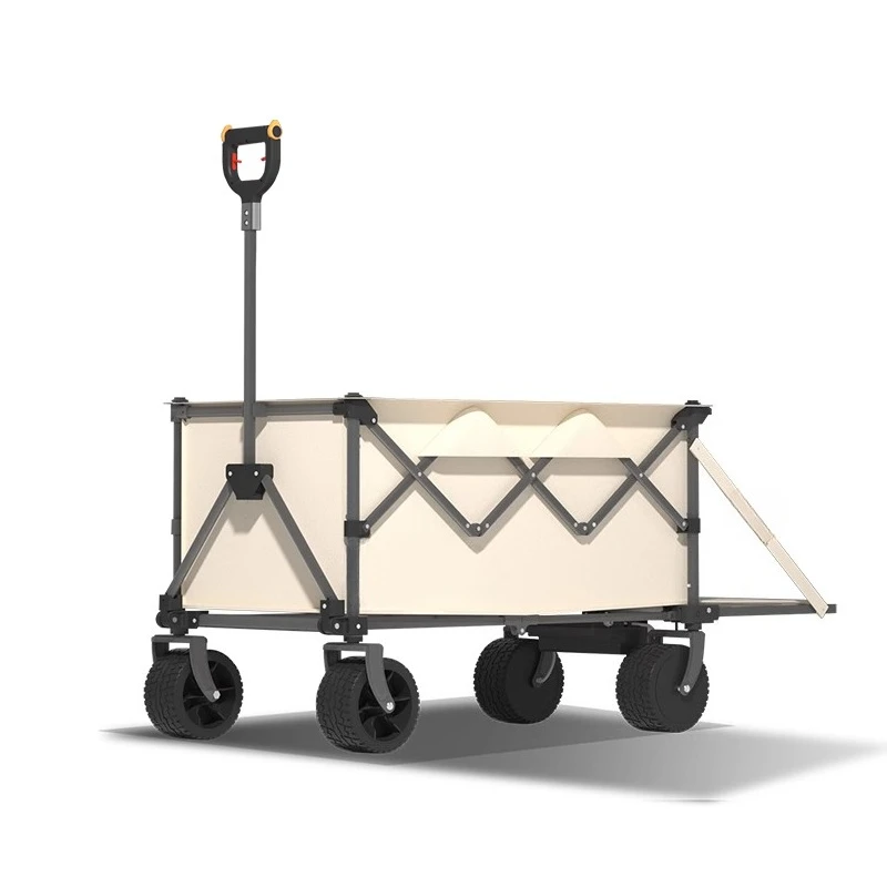 

Electric camper Outdoor camping Foldable cart Camp power trailer Picnic pull cart Portable and reclining