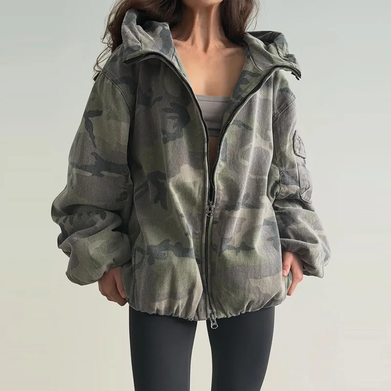 Ballon Silhouette Wolle Mischung Mantel Hosen Anzüge Frauen Elegante V-ausschnitt Seite Knopfleiste Dünne Jacke Hohe Taille Hose Neue Dame Outfit – Detail 8