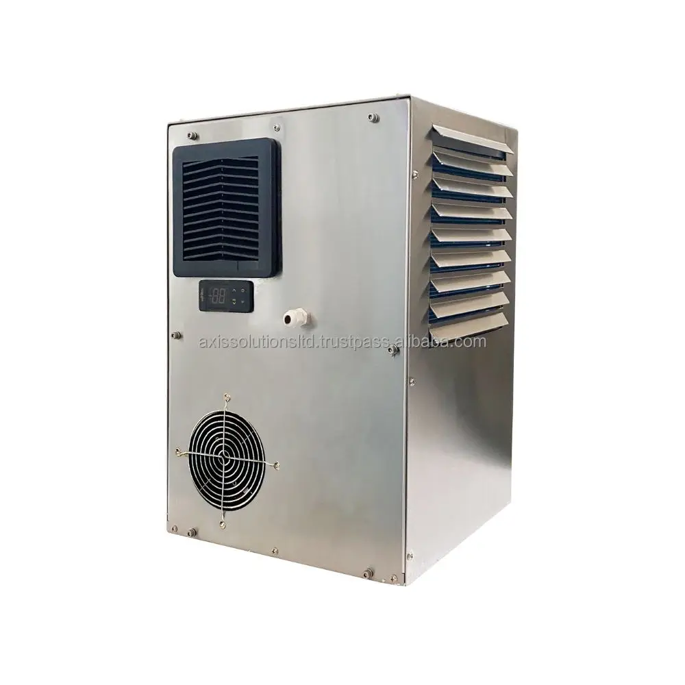 Axis ACU2085 Outdoor Floor Standing R134a Air Conditioning Unit Reciprocating Compressor Industrial Automation Control Panels