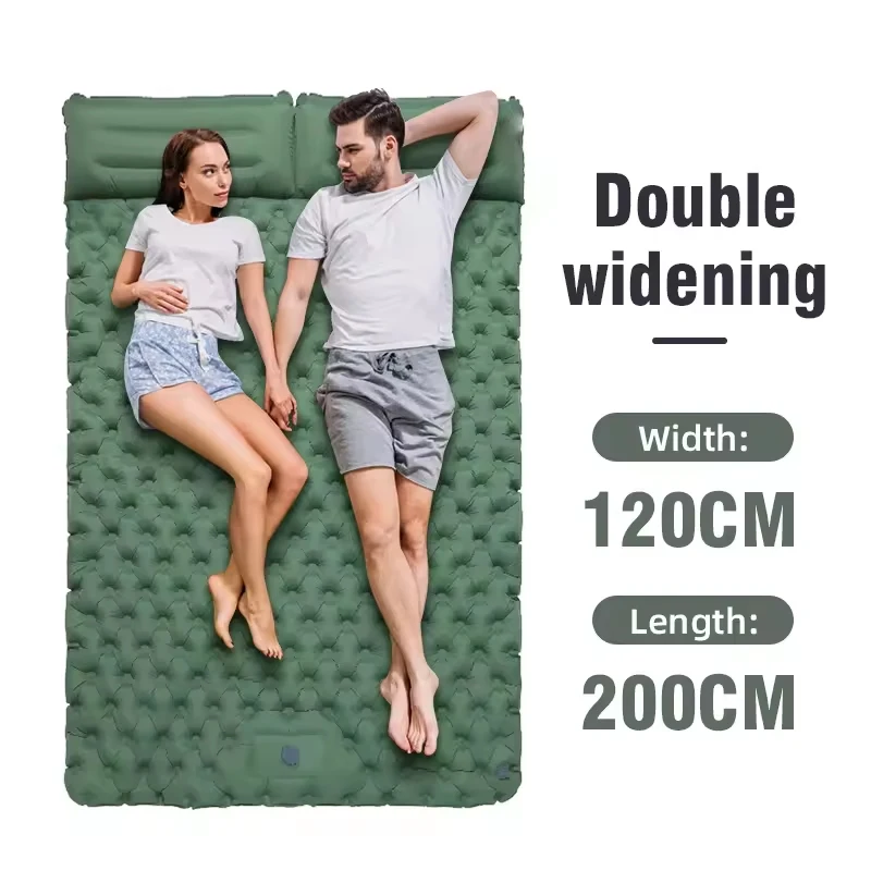 TPU Double Inflatable Mat Ultra-Light Outdoor Campings Portable Tent Mats Camping Waterproof Mat