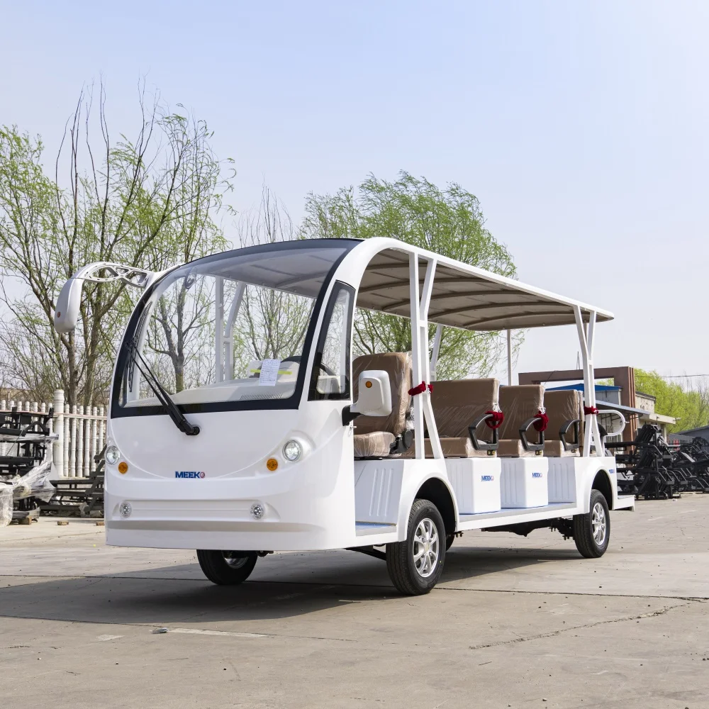 Factory Custom 8 Seater Electric Vintage Classic Car Luxury Retro Sightseeing Shuttle Bus for Resort and Hotel Sightseeing Bus