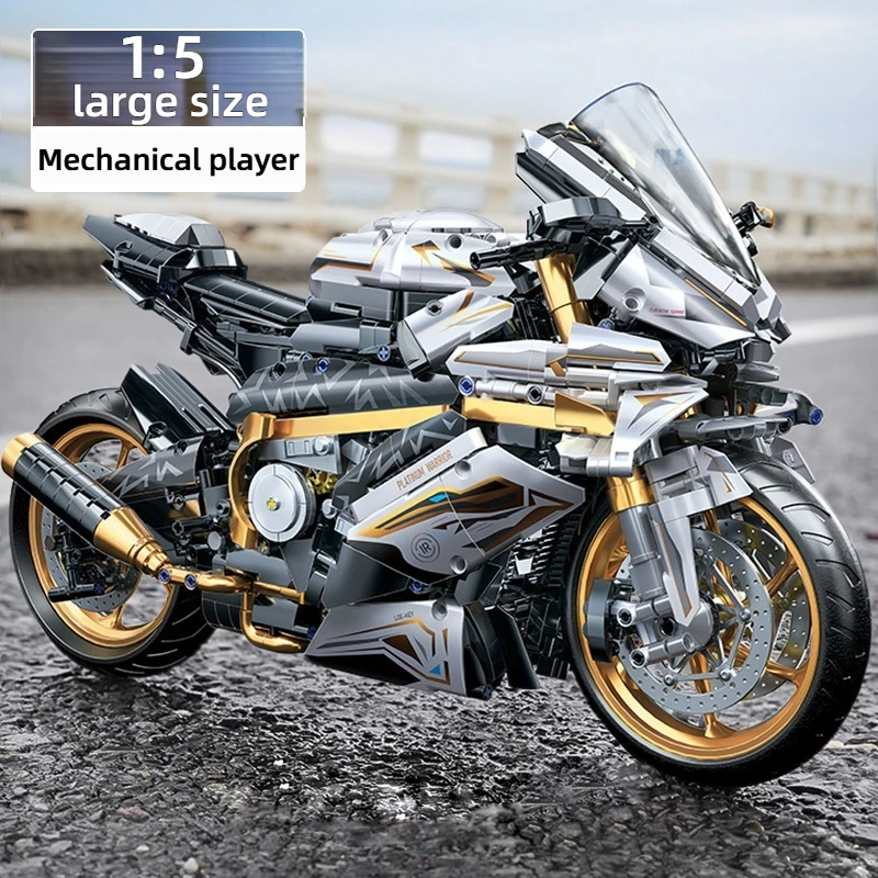 

TOYLINX 1:5 сплав мотоцикла 2045 шт. блок настольная модель подарки детские игрушки маленький строительный блок украшения мотоциклетные блоки