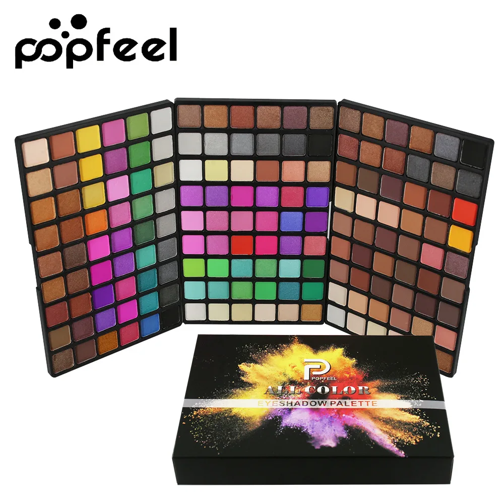 Multi-function 162 Color Shimmer Eyeshadow Makeup Palette Matte Eye Shadow Powder High-shine Sequin Nude Glitter Eyes Make Up