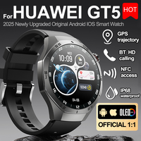 2025New Men Watch GT5 Pro Official 1:1 Smart Watch GPS Track NFC Heart Rate Bluetooth Call IP68 Waterproof Smartwatch For Huawei