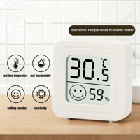 1/4Pcs Mini LCD Digital Thermometer Hygrometer Indoor Room Temperature Humidity Meter Sensor Gauge Weather Station 2025