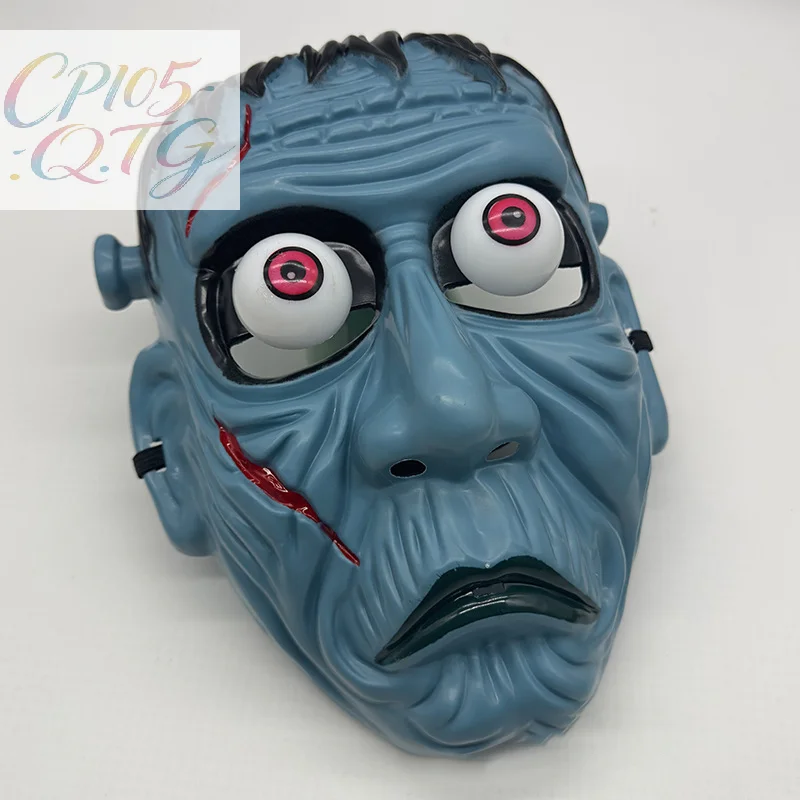 Masque d'horreur Halloween en promotion : Masque de clown aux yeux bouffants, vampire, crâne – Accessoire effrayant pour déguisement